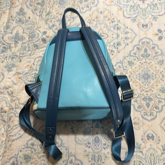 Disney Parks Exclusive Loungefly Stitch Summer Pop Up Flowers Mini Backpack - Picture 4 of 8